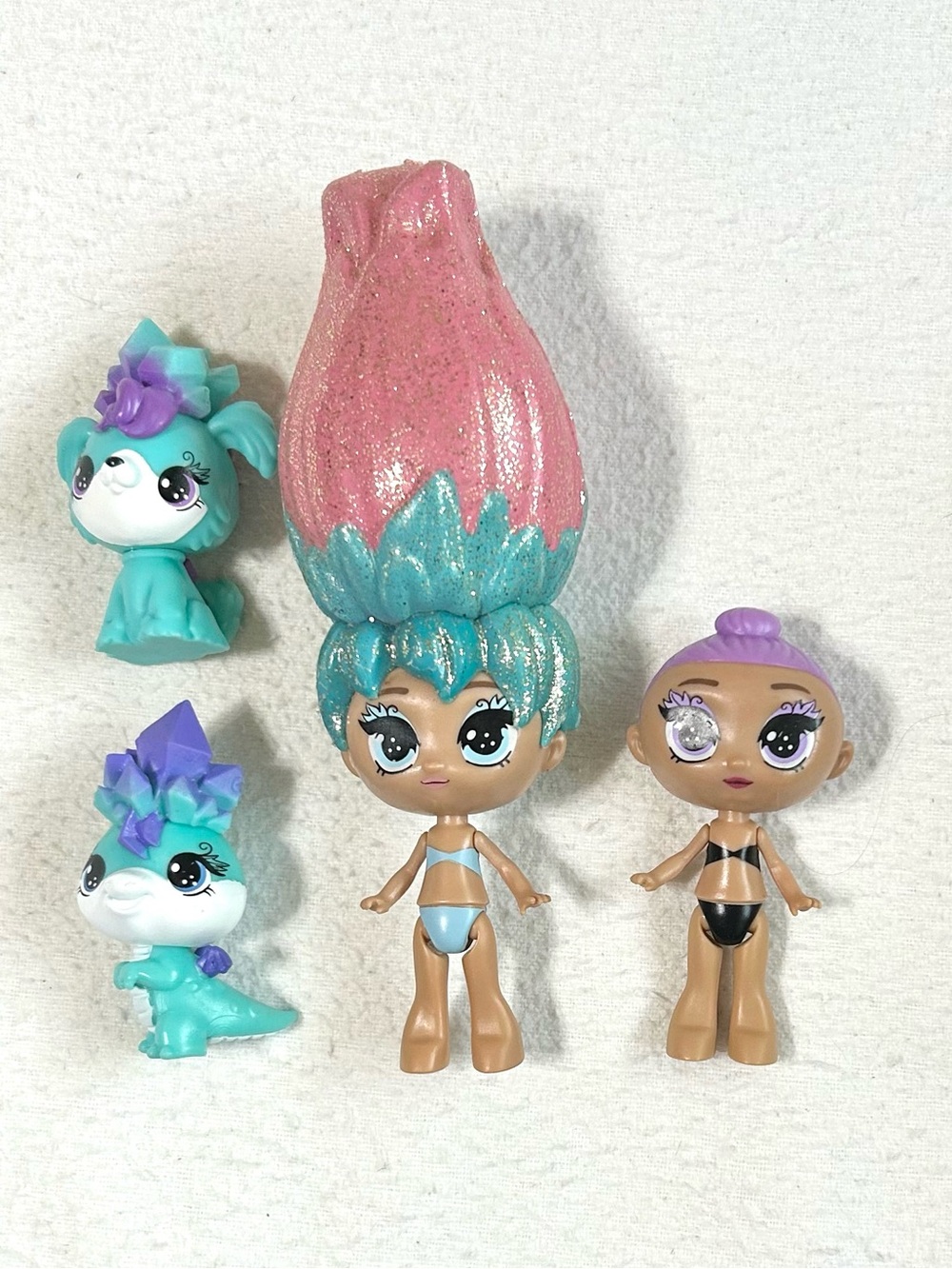 4/$20 Skyrocket Blume Surprise Dolls And Two Blume Petal Pets Squishy Hair